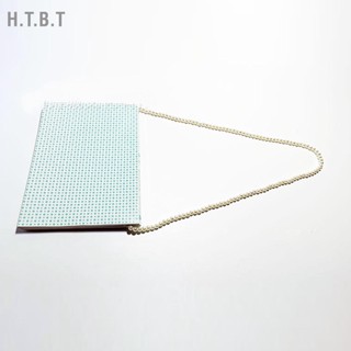 H.T.B.T โซ่กระเป๋ามุกสวมโซ่กระเป๋าลูกปัดมุก DIY ทนทานสำหรับอุปกรณ์โซ่กระเป๋าถือ