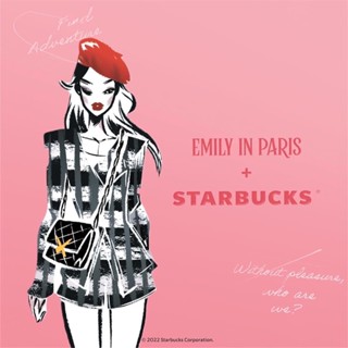 แก้ว ทัมเบลอร์และกระเป๋าคอลเล็คชั่น Starbucks + EMILY IN PARIS ที่ได้แรงบันดาลใจจากซีรี่ย์ชื่อดัง