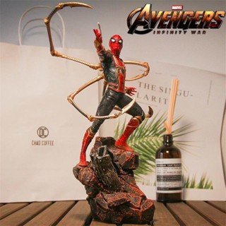 โมเดลฟิกเกอร์ Heroes Expedition Movie Avengers 4 Iron Spider-Man ของเล่นสําหรับเด็ก