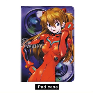 EVA Asuka เคสไอแพด 10.9 gen10 air 4 5 mini 1/2/3/4/5/6 10.2 gen 7 8 9 เคส 2020/21/22 pro 11 evangelion case pen slot