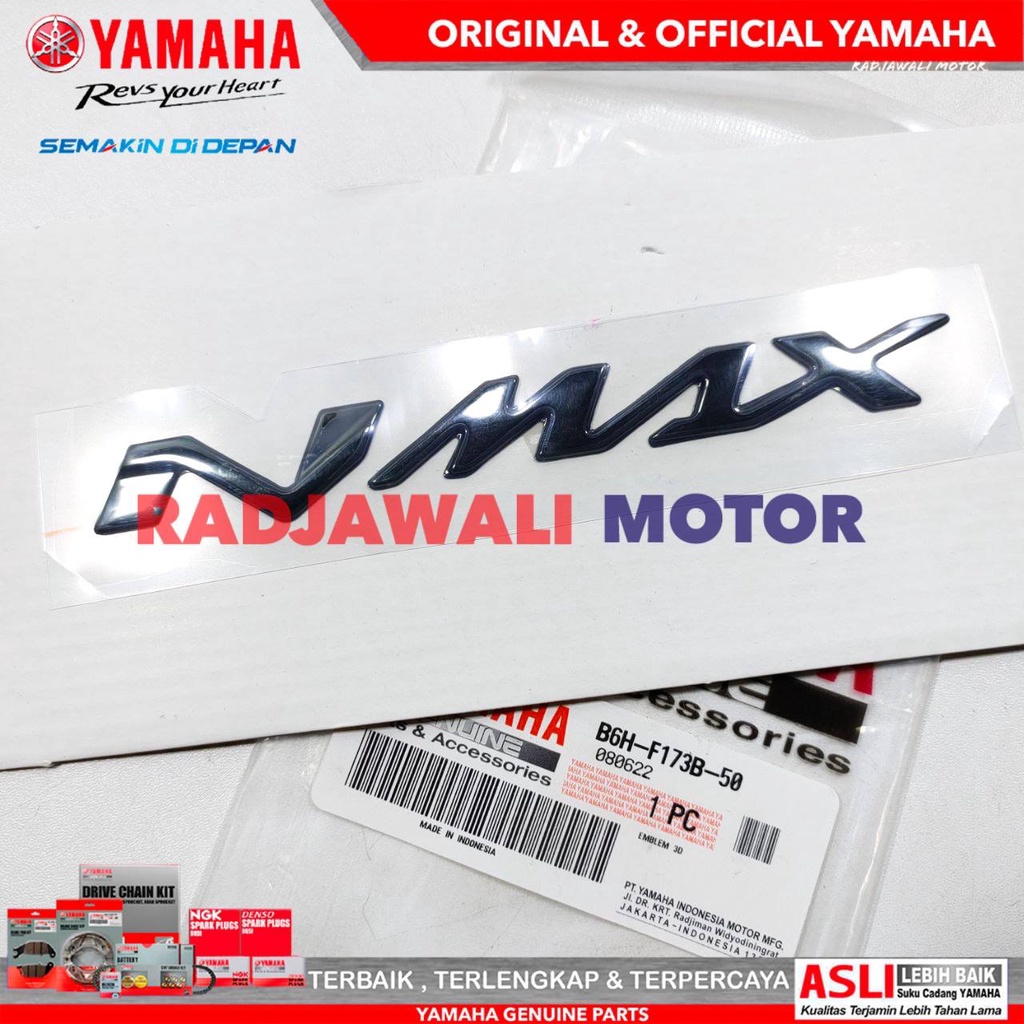 ใหม่ทั้งหมด NMAX BLACK BODY EMBLEM ORIGINAL YAMAHA B6H-F173B-50