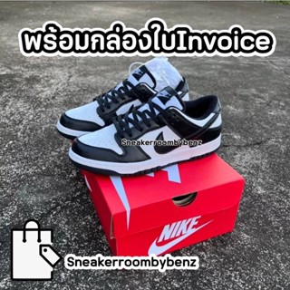 รองเท้าแพนด้า 🐼 Dunk Low 📌พร้อมกล่อง ใบเซอร์ติฟิเคท รองเท้าผ้าใบแพนด้า