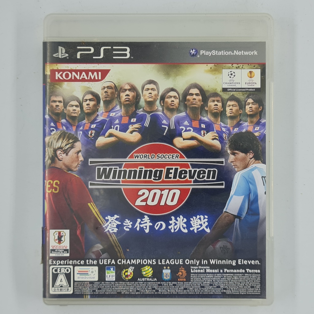 [00039] World Soccer Winning Eleven 2010 (JP)(PS3)(USED) แผ่นเกมแท้ มือสอง !!