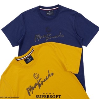 Memo By AEIOU เสื้อยืด Memo Supersoft Premium ลายสกรีน รุ่น BRAND SIGNATURE สินค้าลิขสิทธิ์แท้