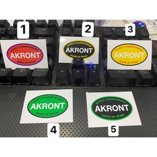 สติกเกอร์ Akront ราคาต่อชิ้น