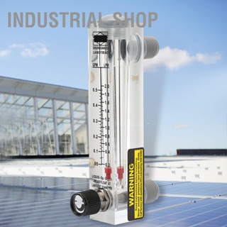 Industrial Shop LZM-15T 0.1-0.5GPM Knob Panel Type Liquid Flowmeter Flow Meter Measurement ZG1/4"