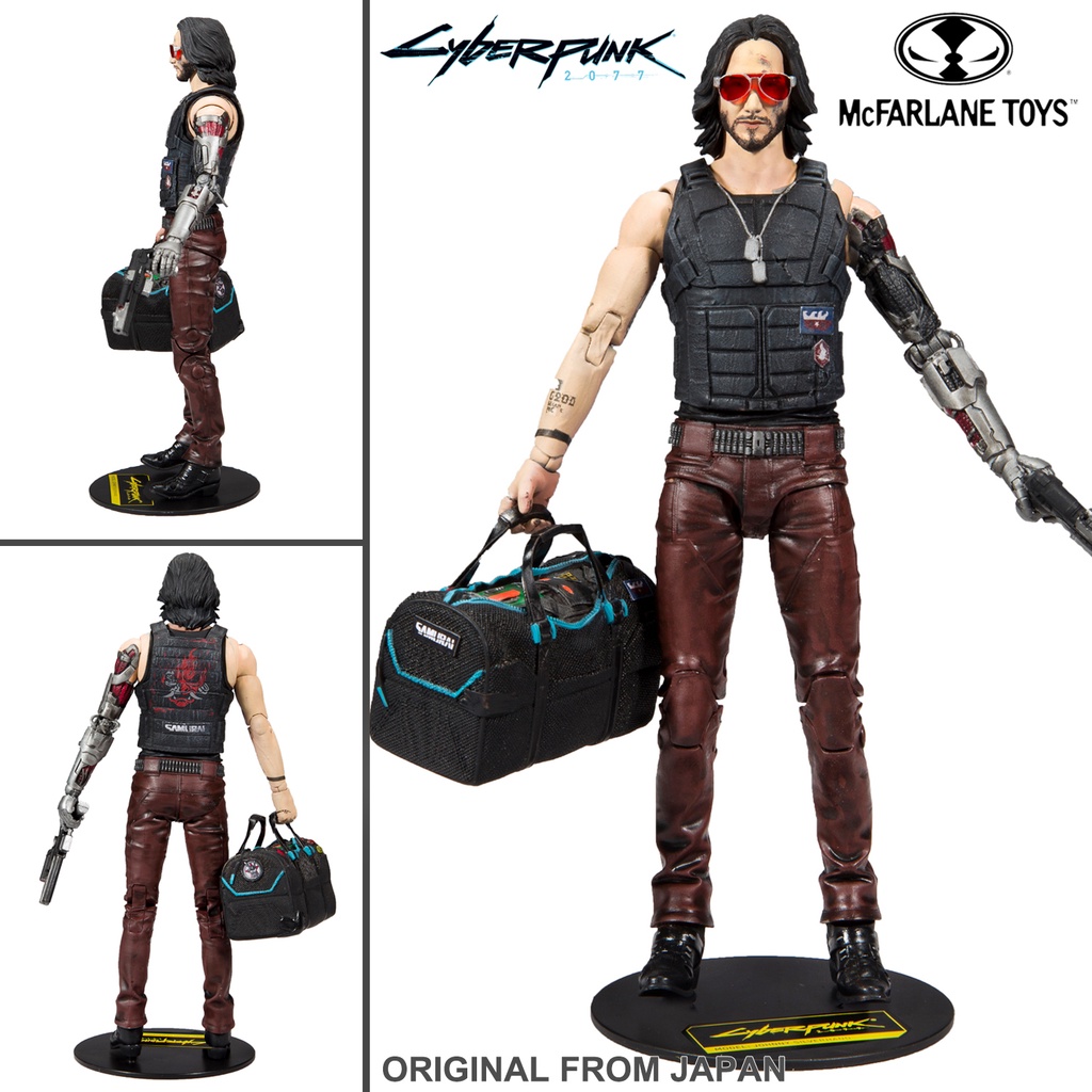 ของแท้ Genuine Mcfarlane Toys Cyberpunk 2077 ไซเบอร์พังก์ Johnny Silverhand จอห์นนี่ ซิลเวอร์แฮนด์ V