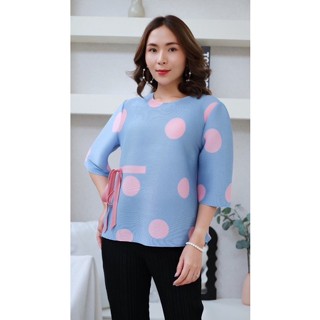 เสื้ออัดพลีท🌀pleated top