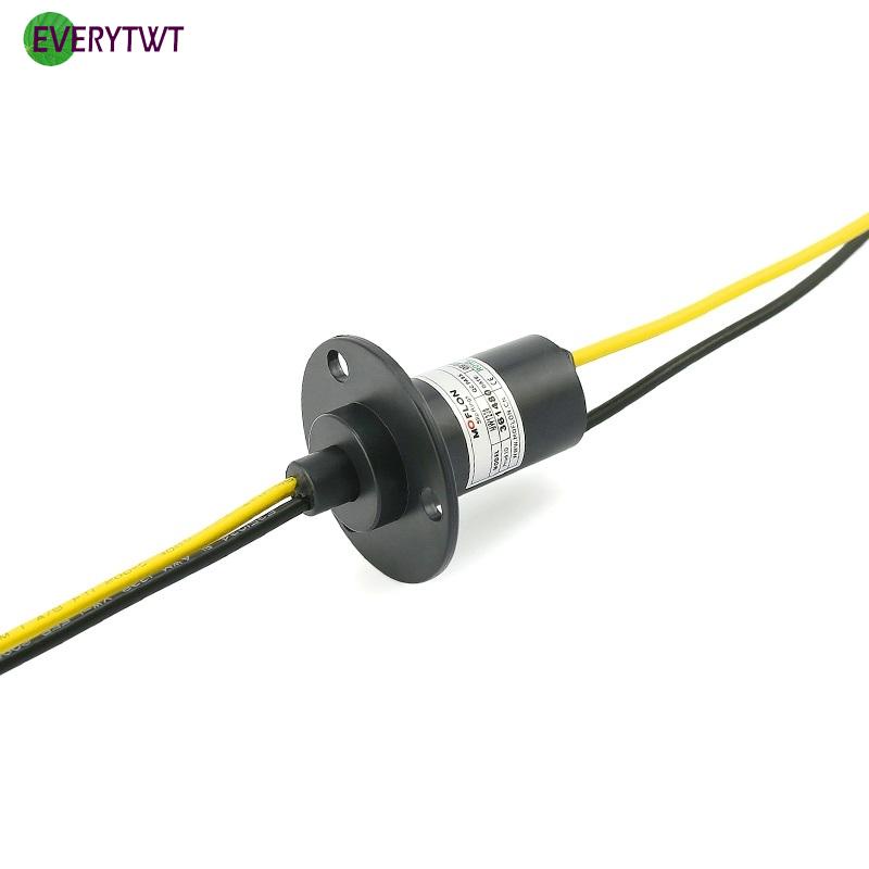 【EVER】Conductive Slip Ring 2-Wires Electrical Slip Ring MW1215 New Universal