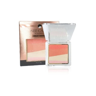 Nee Cara Silky Shine 4 Color Blush Palette #N973 :neecara นีคาร่า 4 คัลเลอร์ บลัช พาเลท   alyst