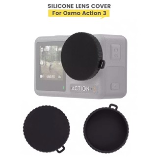 Lens Cover For DJI ACTION 4 / 3 Sports Camera Lens Protective Cover Silicone cover Dust and Fall Resistant