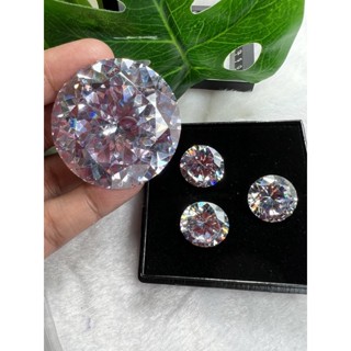 CZ Diamond Swiss star cut Top 10.00mm- 2pcs