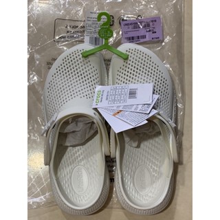 👟 [ใหม่] CROCS Literide 360 Clog รองเท้าหัวโต M7/W9 สีขาว