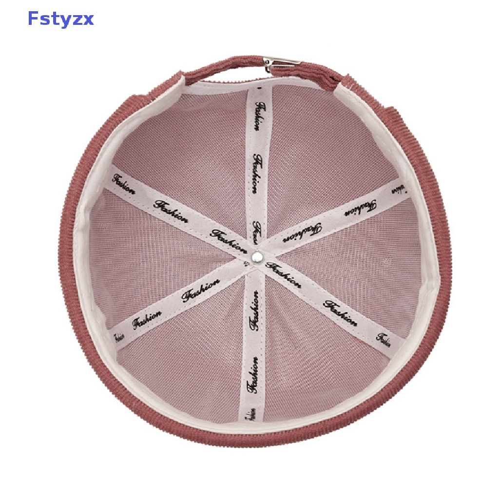 Fstyzx หมวกผ้าฝ้าย ไร้ขอบ ปรับหัวเข็มขัดได้ แนวสตรีท ลําลอง แบบพกพา สไตล์ฮิปฮอป แฟชั่นสําหรับผู้ชาย