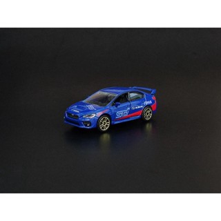 majorette subaru wrx sti สีน้ำเงิน ลายแข่ง