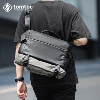 Original genuine Tomtoc Crossbody bag Large capacity Messenger Bag Chest Bag Mens Bag Suitable for MacBook Pro14"inch