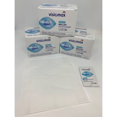 กระดาษเช็ดแว่น ผ้าเช็ดแว่น Visiomax ของแท้นำเข้าจากเยอรมัน (52ชิ้น/กล่อง) - รูปที่ 5