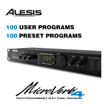 Alesis MicroVerb4 machine adjustable F. fake cries เอฟเฟกต์ digital stage KTV professional level have เอฟเฟกต์ sound mak