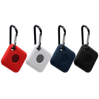 4pcs Tracker Case Solid Lightweight Durable Portable Tear Resistant Soft Silicone Anti Lost Bag Hanging Fit For Tile Pro