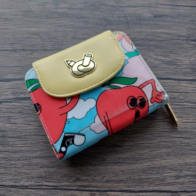 KLOSET ETCETERA กระเป๋าสตางค์ใบสั้นมือสอง แยกช่องเยอะใส่ได้หลากหลาย พร้อมส่ง