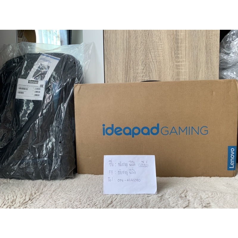 Lenovo ideapad Gaming 3 รุ่น 15ACH6-82K201YETA ของใหม่ยังไม่แกะซีล ประกันศูนย์ไทย