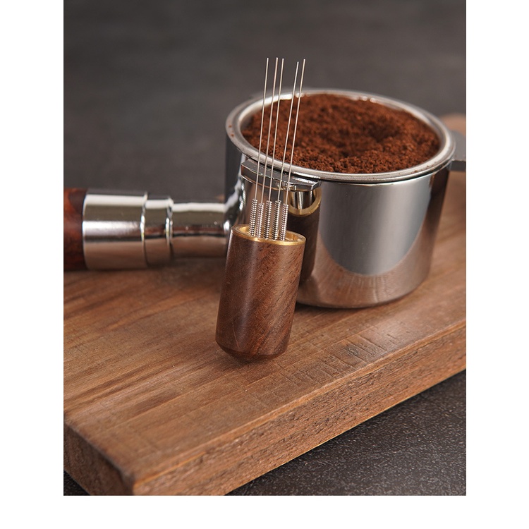 ❤ Diamond Coffee เข็มเกลี่ยผงกาแฟ สเตนเลสสตีล เข็มใส่ผงผ้า ที่ใส่ผงกาแฟ เครื่องบดผงกาแฟ สแตนเลสเข็มชนิดผงเสริมเครื่องมือ - รูปที่ 5