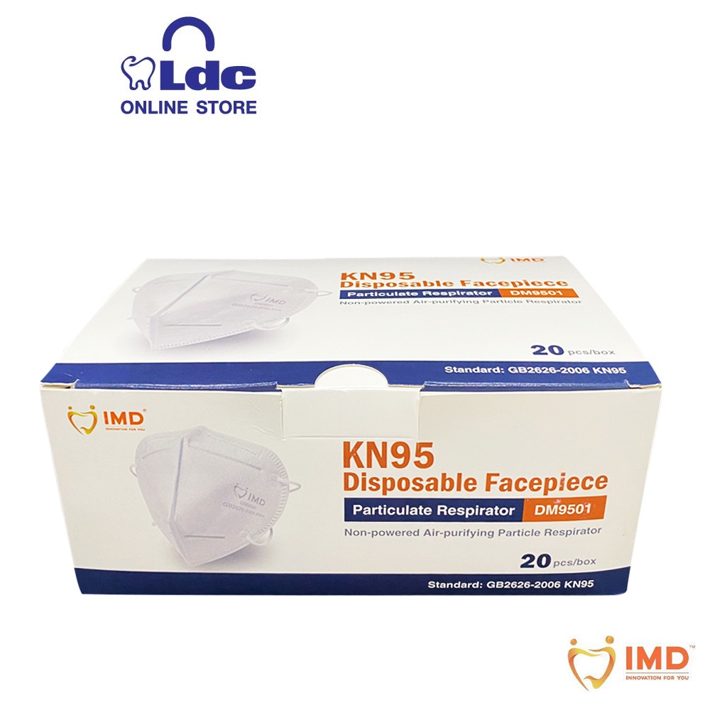 หน้ากากอนามัย IMD มาตรฐาน KN95 ช่วยป้องกันฝุ่น PM2.5 และ COVID-19