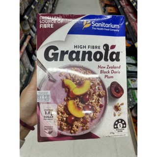 Sanitarium Granola New Zealand Black Doris Plum 370 G. ธัญพืชอบกรอบ ผสมพลัม และ เมล็ดทานตะวัน