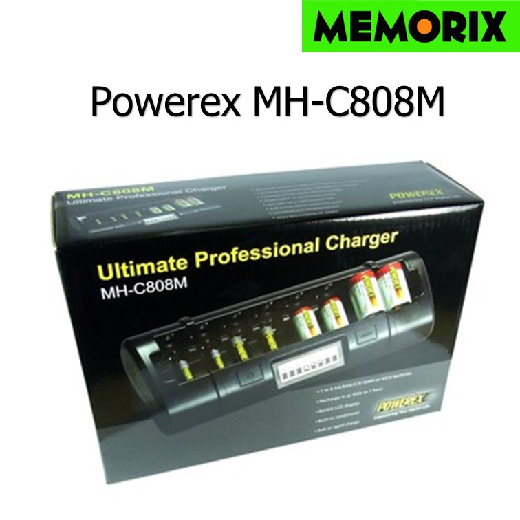 Powerex MH-C808M แท่นชาร์จเร็ว ชาร์จได้ทั้ง size AA AAA C และ D