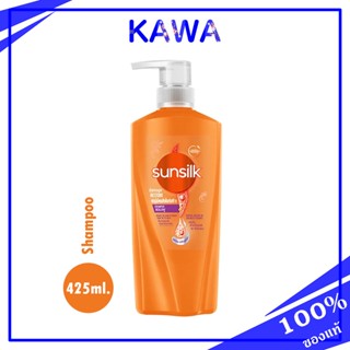 Sunsilk Shampoo 425ml./Damage Restore สีส้ม สูตรบำรุงผมเสียในทันที kawaofficialth