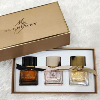 กิ๊ฟเซตน้ำหอม My Burberry Perfume Collection 30ml.×3ชิ้น อยู่ในเซตของขวัญสวยหรู