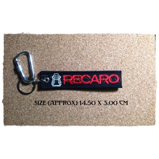 พวงกุญแจผ้า รถยนต์ รถกระบะ รถมอเตอร์ไซต์ Recaro