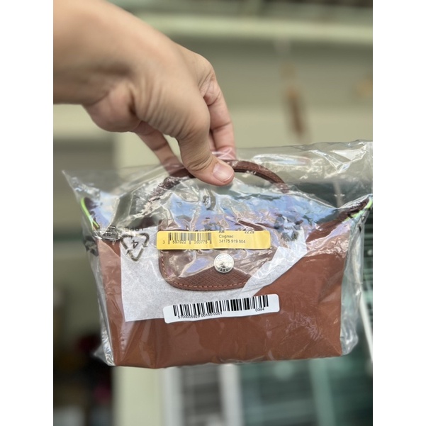 พร้อมส่ง Longchamp cosmetic cognac