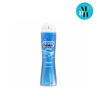 Durex Play Classic Pleasure Gel ดูเร็กซ์ เพลย์ คลาสสิค เจลหล่อลื่น สูตรน้ำ ล้างออกง่าย ไร้คราบตกค้าง ขนาด 50 ml (07927)