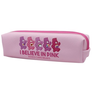 กระเป๋าเครื่องเขียน Care Bears Pen Case แบบสีชมพู I believe in Pink ขนาด 20 x 5.5 x 4.5 ซม.