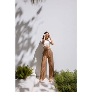 ส่งต่อ​ xo.thelabel - XO368 Olivia pants สี​ น้ำตาล​ ไซส์​ M