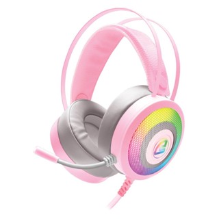 SIGNO E-Sport 7.1 Surround Sound Gaming Headphone PINKKER รุ่น HP-824 P