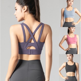 ✨รุ่นใหม่✨(YOGA-630) Sport Bra เสื้อบรากีฬาใส่ฟิตเนส ออกกำลังกาย ใส่กระชับ มีฟองน้ำ ทรงสวย ผ้านิ่มใส