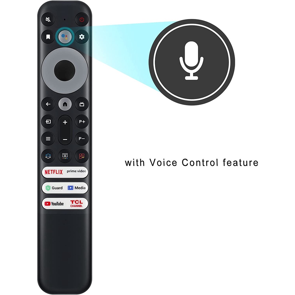 RC902V RC902V1 RC902V FMR1 แทนที่ Voice Remote Fit สําหรับ TCL LED 8K Android สมาร์ททีวี 65X925 75X9