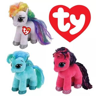 ST 03 - ตุ๊กตาโพนี่ ty pony ขนาด 6-8 นิ้ว ม้าโพนี่ ม้ายูนิคอร์น Pony Unicorn