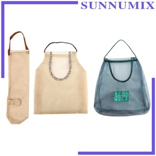 [Sunnimix] ถุงตาข่ายแขวน แบบพกพา สําหรับผัก มันฝรั่ง หัวหอม