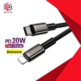 🔥ส่งเร็ว/แท้🔥Baseus สายชาร์จสำหรับไอโฟน สายถัก PD 20W