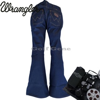 Wrangler กางเกงยีนส์ ทรงขาม้า สี Jeans สินค้าพร้อมส่ง