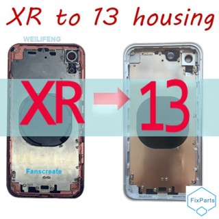 เคสแบตเตอรี่ ด้านหลัง DIY สําหรับ iPhone XR เป็น 13 Pro XR เป็น 14 Pro XR like 13 Pro XR like 14 Pro