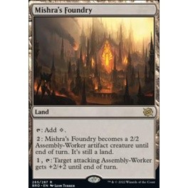 Mishras Foundry การ์ด Magic The Gathering ของแท้ จากชุด The Brothers War