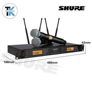 SHURE UR4D Handheld Wireless Microphone System Large 4 Channel UHF Stage Wireless Mic Elite