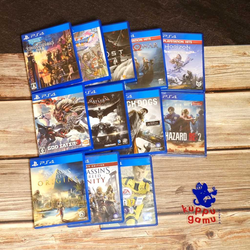 [เกมสุดฮิต] แผ่นเกม PS4 Playstation 4 มือหนึ่ง มือสอง สภาพดี Monster Hunter Sekiro Game