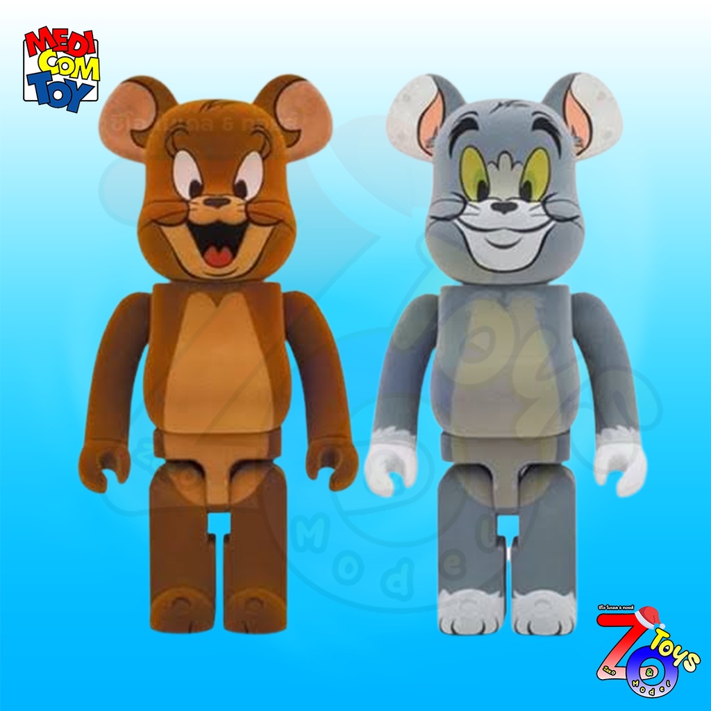 (ของแท้) Bearbrick Tom and Jerry Flocky 1000% Tom&Jerry แบร์บริค Be@rbrick by Medicom Toy ของใหม่ มือ 1 #0