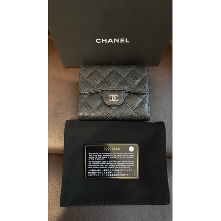 Used Chanel Trifold Short Wallet SHW holo 32