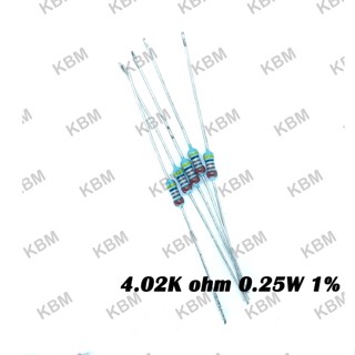 Resistor ตัวต้านทาน 4.02Kohm 0.25W 4.3Kohm SMD  4.6Kohm 0.25W 1% 4.7Kohm 0.25W 0.5W 1W 2W 5W 10W